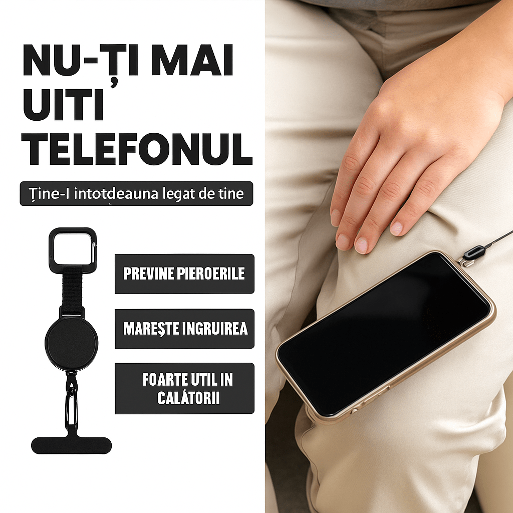 Lanyard Antifurt pentru Telefon
