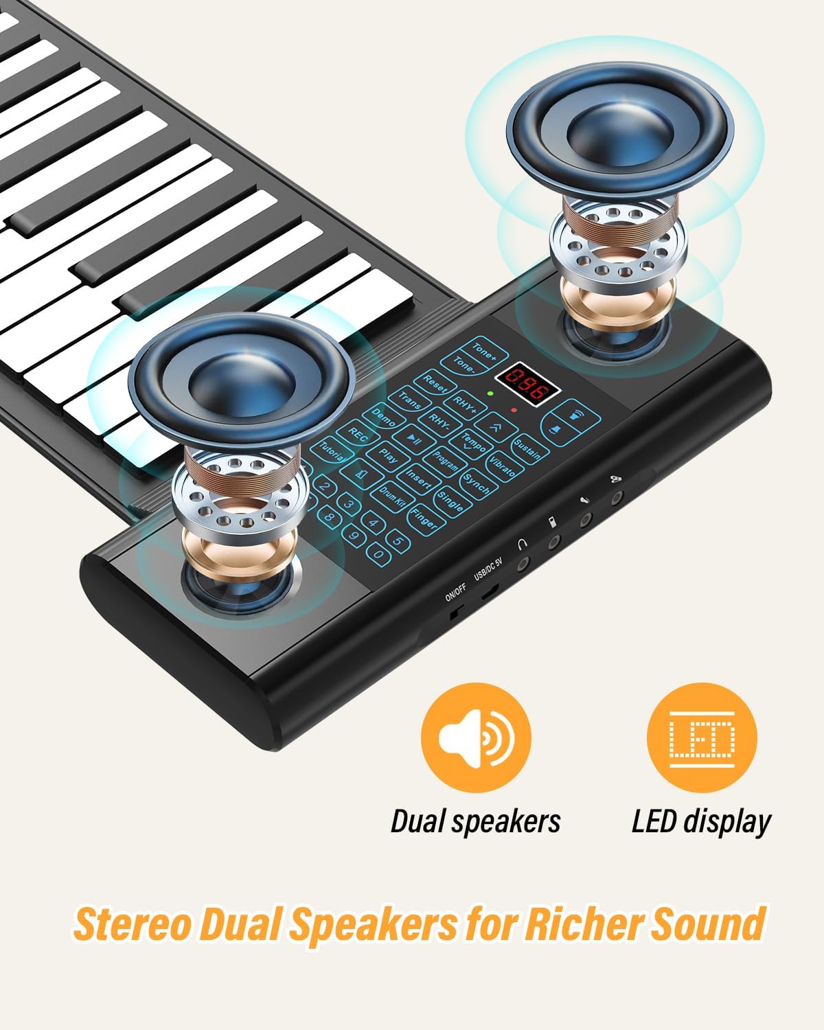 Pian Portabil Roll-Up